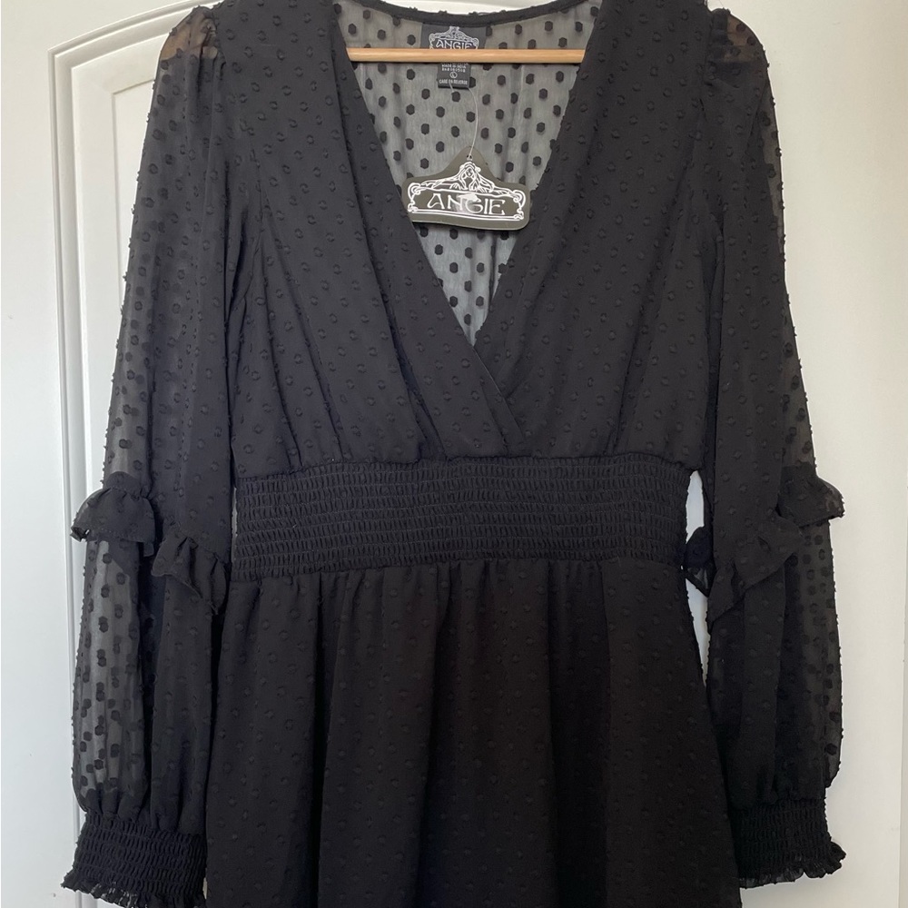 black dress